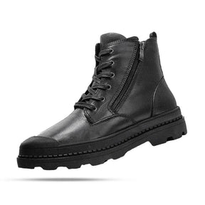Bota Coturno em Couro Masculino Montvani MV295