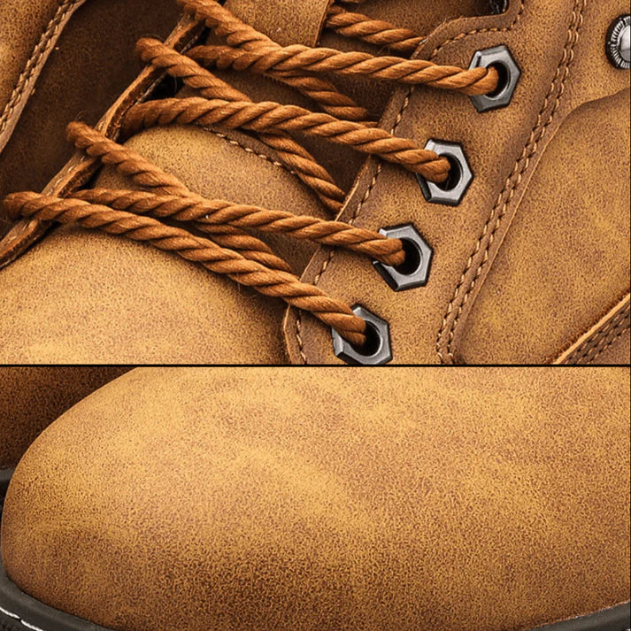 Bota Masculina Casual em Couro Montvani MV288