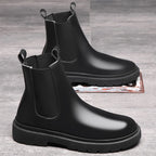 Bota Masculina Chelsea em Couro Montvani MV043