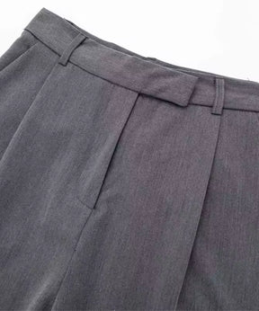 Calça Alfaiataria Feminina Social Cintura Alta Casual Chic | Grena