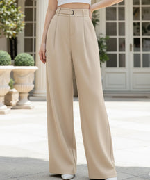 Calça Wide Leg Alfaiataria Feminina Premium Confortável | Lusin