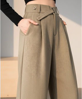 Calça Wide Leg Alfaiataria Feminina Premium Confortável | Lusin