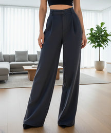 Calça Wide Leg Alfaiataria Feminina Premium Confortável | Lusin