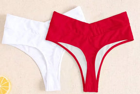 Calcinha Biquíni Fio Duplo Cintura Alta Modelador Premium | Free