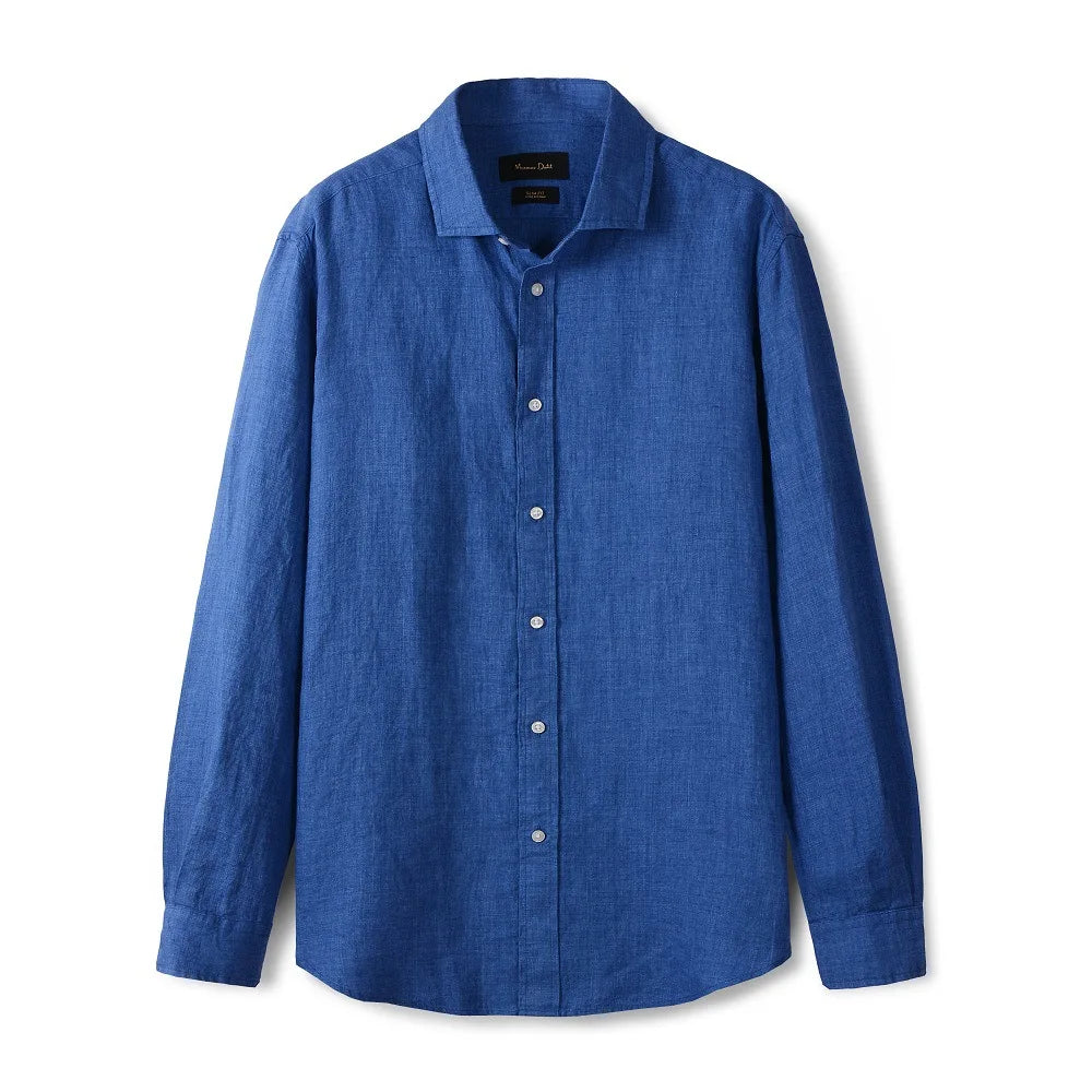 Camisa de Linho Lisa Masculina Vonluthen VL347