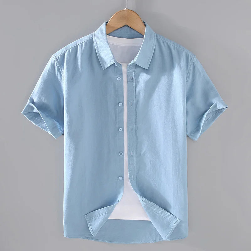 Camisa de Linho Masculina Vonluthen VL004