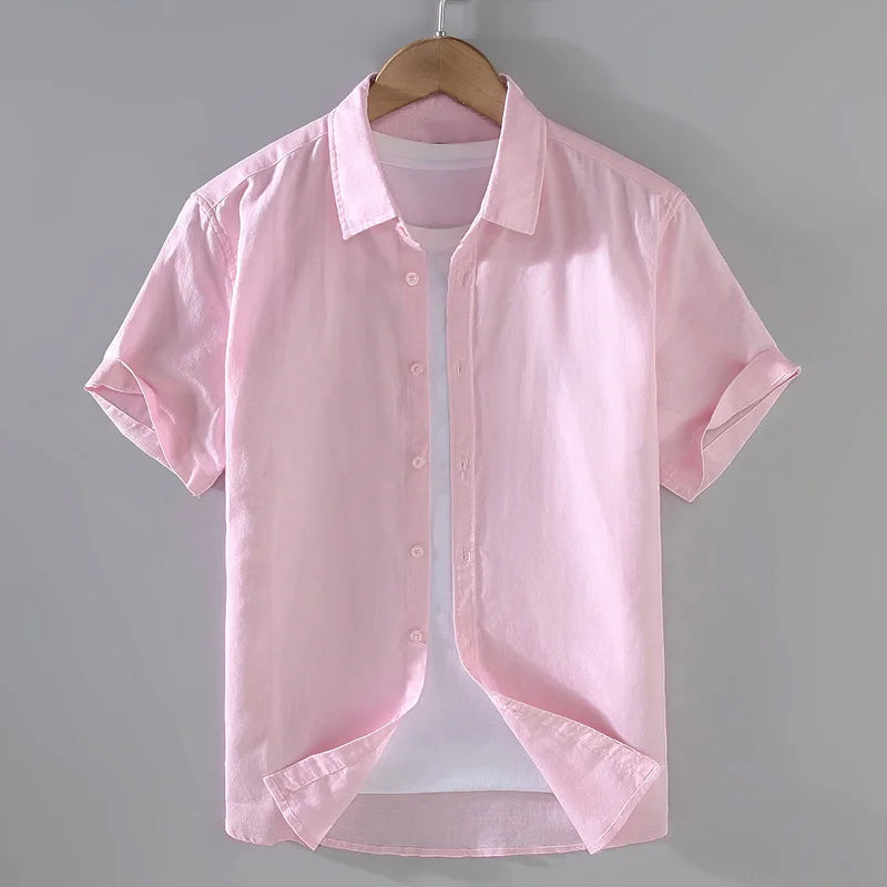 Camisa de Linho Masculina Vonluthen VL004