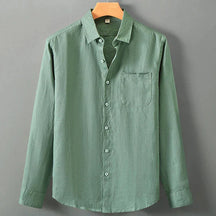 Camisa de Linho Masculina Vonluthen VL001