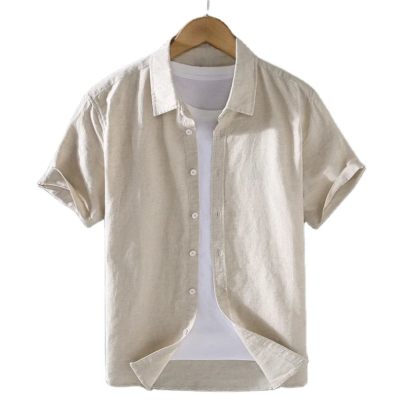 Camisa de Linho Masculina Vonluthen VL004
