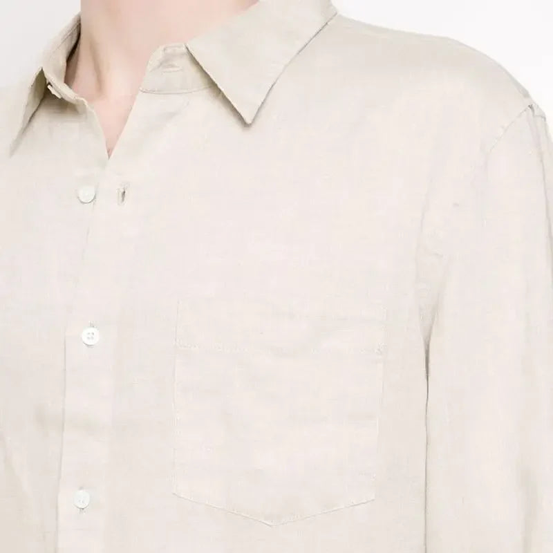 Camisa de Linho Masculina Vonluthen VL346