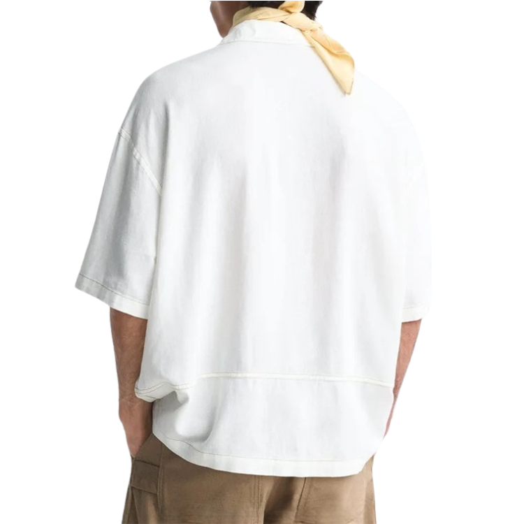 Camisa Masculina com Contraste em Linho Vonluthen VL361