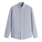 Camisa Masculina em Linho Listrada Vonluthen VL358