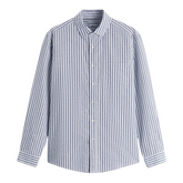 Camisa Masculina em Linho Listrada Vonluthen VL358