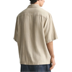 Camisa Masculina em Linho Relaxed Fit Vonluthen VL360