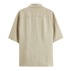 Camisa Masculina em Linho Relaxed Fit Vonluthen VL360