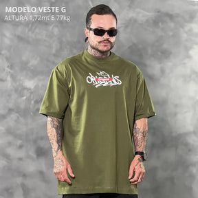 Camiseta Oversized Quebec Verde