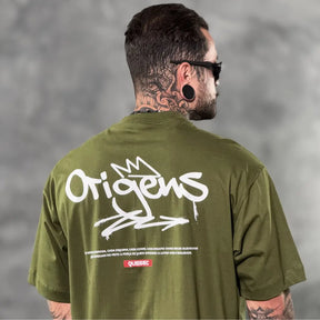 Camiseta Oversized Quebec Verde