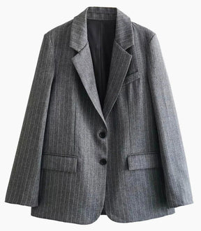 Conjunto Alfaiataria Risca de Giz Feminino Social | Alexis