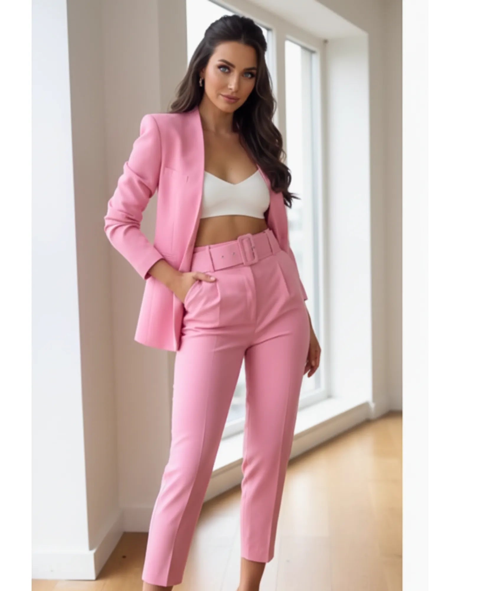 Conjunto Feminino Alfaiataria Blazer e Calça Elegante | Salazar