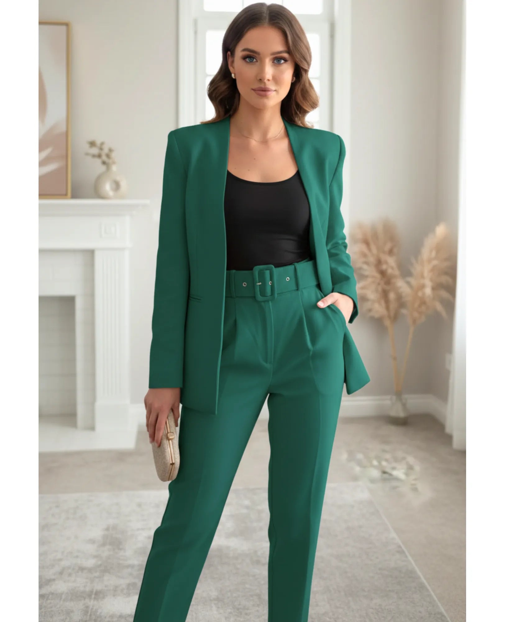 Conjunto Feminino Alfaiataria Blazer e Calça Elegante | Salazar