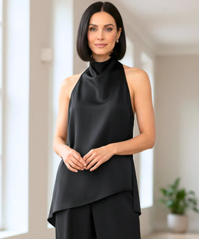 Conjunto Feminino Alfaiataria com Blusa e Calça em Linho | Biah