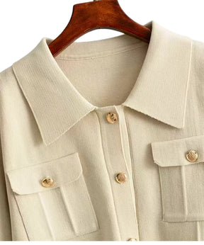 Conjunto Feminino Alfaiataria Tricot para Trabalho e Festas | Ziza