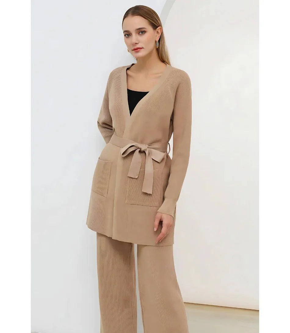 Conjunto Feminino Tricot Elegante para Trabalho e Eventos | Ayasha