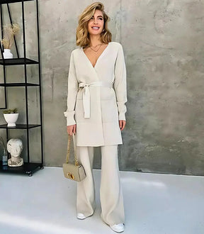 Conjunto Feminino Tricot Elegante para Trabalho e Eventos | Ayasha