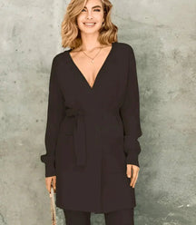 Conjunto Feminino Tricot Elegante para Trabalho e Eventos | Ayasha