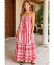 Vestido Longo Estampado Étnico Boho Verao | Lexa