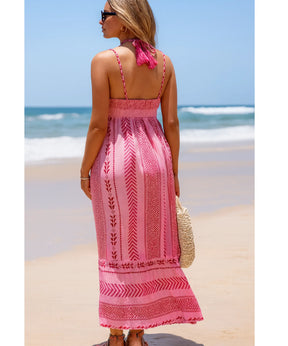 Vestido Longo Estampado Étnico Boho Verao | Lexa