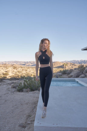 Calça Legging Cintura Alta Sem Costura Modern Basic - CLOUD GYM