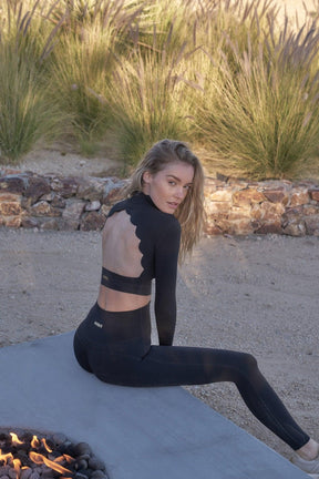 Calça Legging Cintura Alta Sem Costura Modern Basic - CLOUD GYM