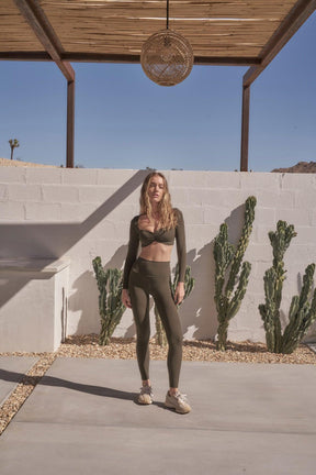 Calça Legging Cintura Alta Sem Costura Modern Basic - CLOUD GYM