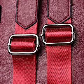 Mochila de Couro Feminina Antifurto Smaly