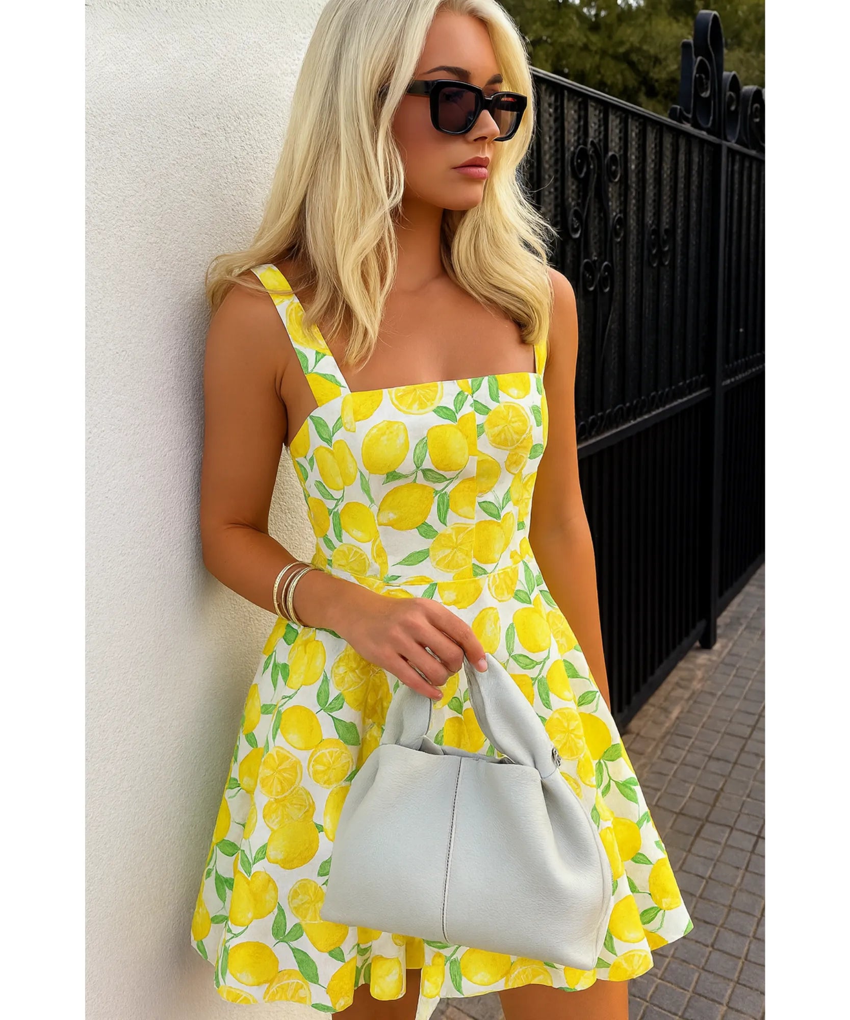 Vestido Boho Curto Estampado Alças Verão | Lis