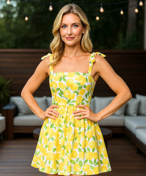 Vestido Boho Curto Estampado Alças Verão | Lis