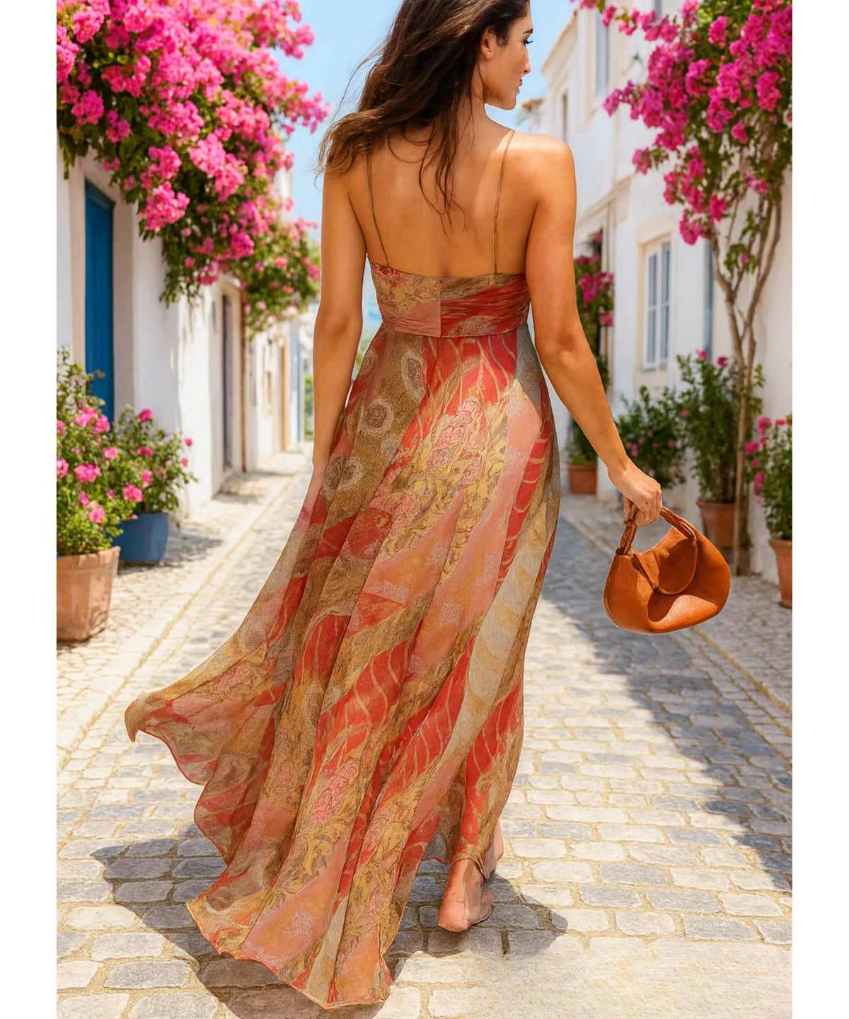 Vestido Boho Feminino Elegante Floral Verão | Leona