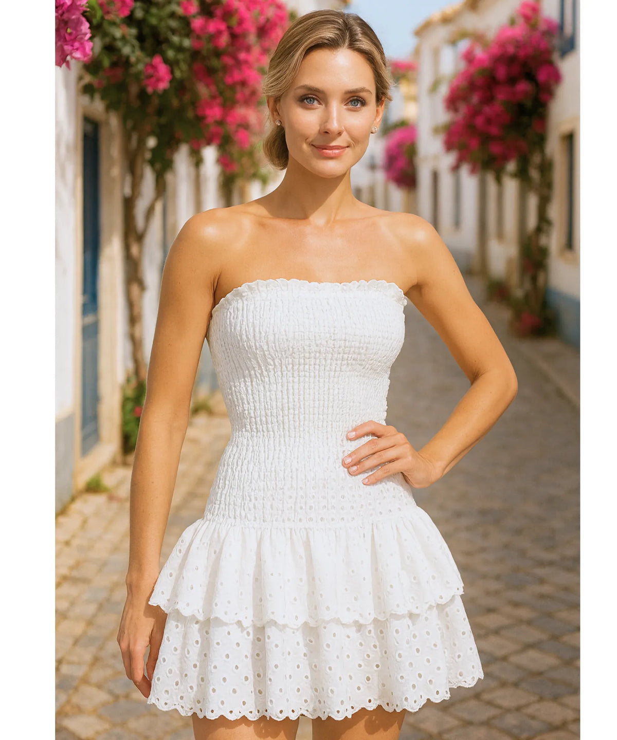 Vestido Feminino Curto Laise Boho Casual Verão | Chloe