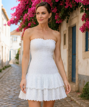 Vestido Feminino Curto Laise Boho Casual Verão | Chloe