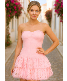 Vestido Feminino Curto Laise Boho Casual Verão | Chloe