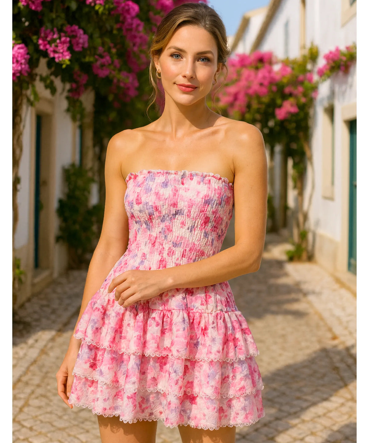 Vestido Feminino Curto Laise Boho Casual Verão | Chloe