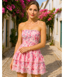 Vestido Feminino Curto Laise Boho Casual Verão | Chloe