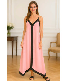 Vestido Longo Elegante Boho com Alças Finas | Maximum