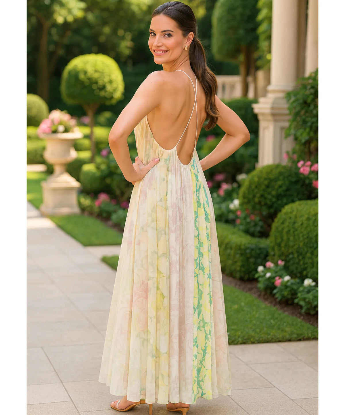 Vestido Longo Estampado Feminino Boho Verão | Diwa