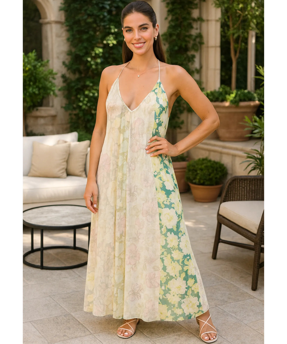 Vestido Longo Estampado Feminino Boho Verão | Diwa