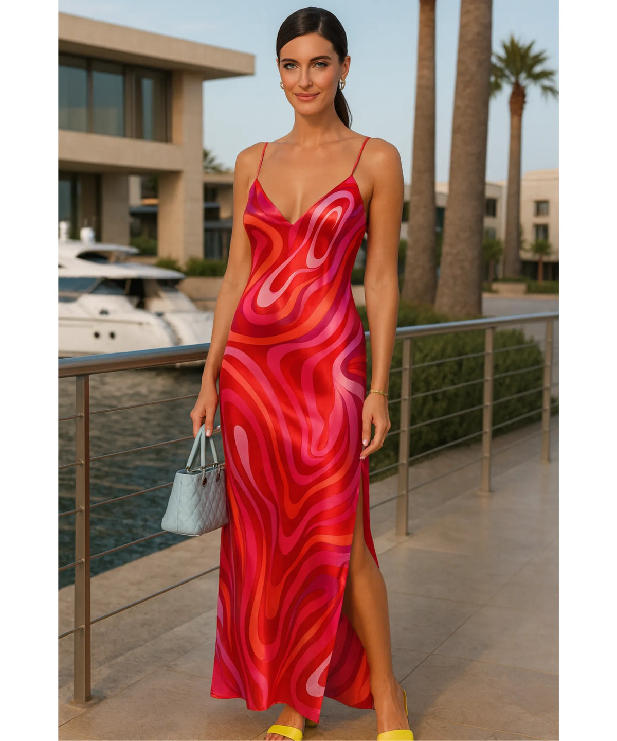 Vestido Longo Feminino Boho Casamento Dia Elegante | Lian