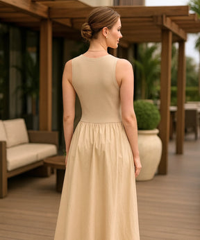 Vestido Longo Feminino Canelado Elegante Casual | Rute