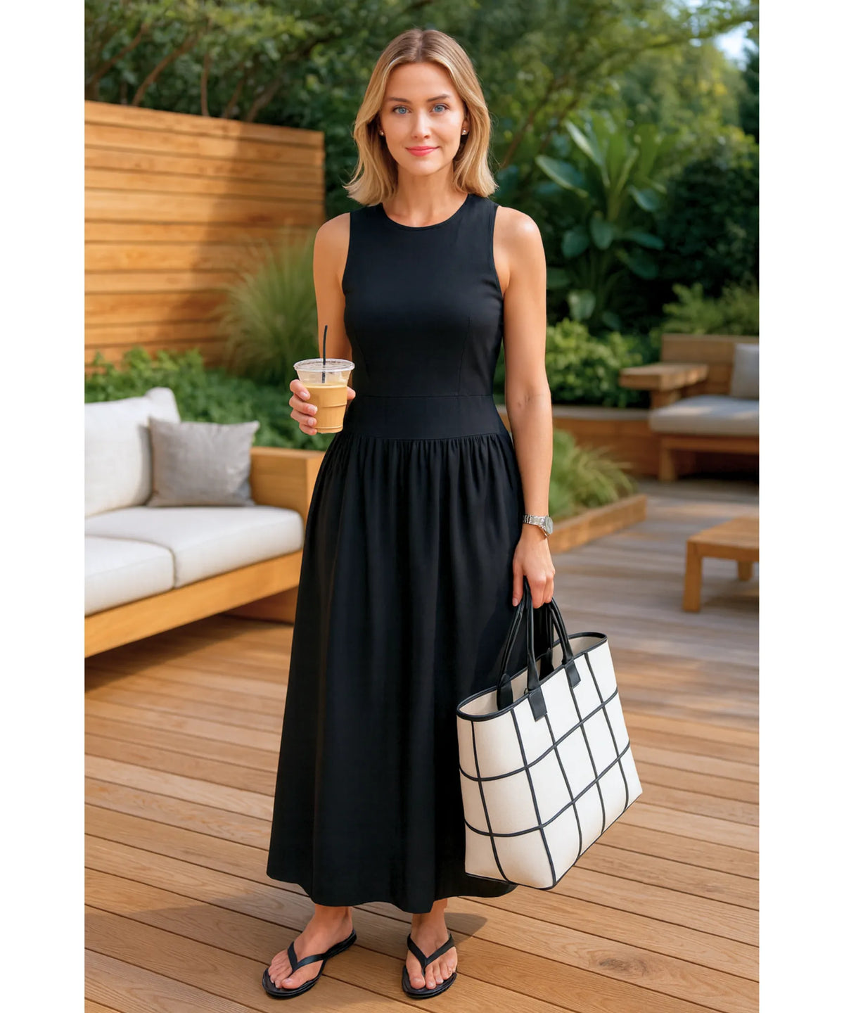 Vestido Longo Feminino Canelado Elegante Casual | Rute