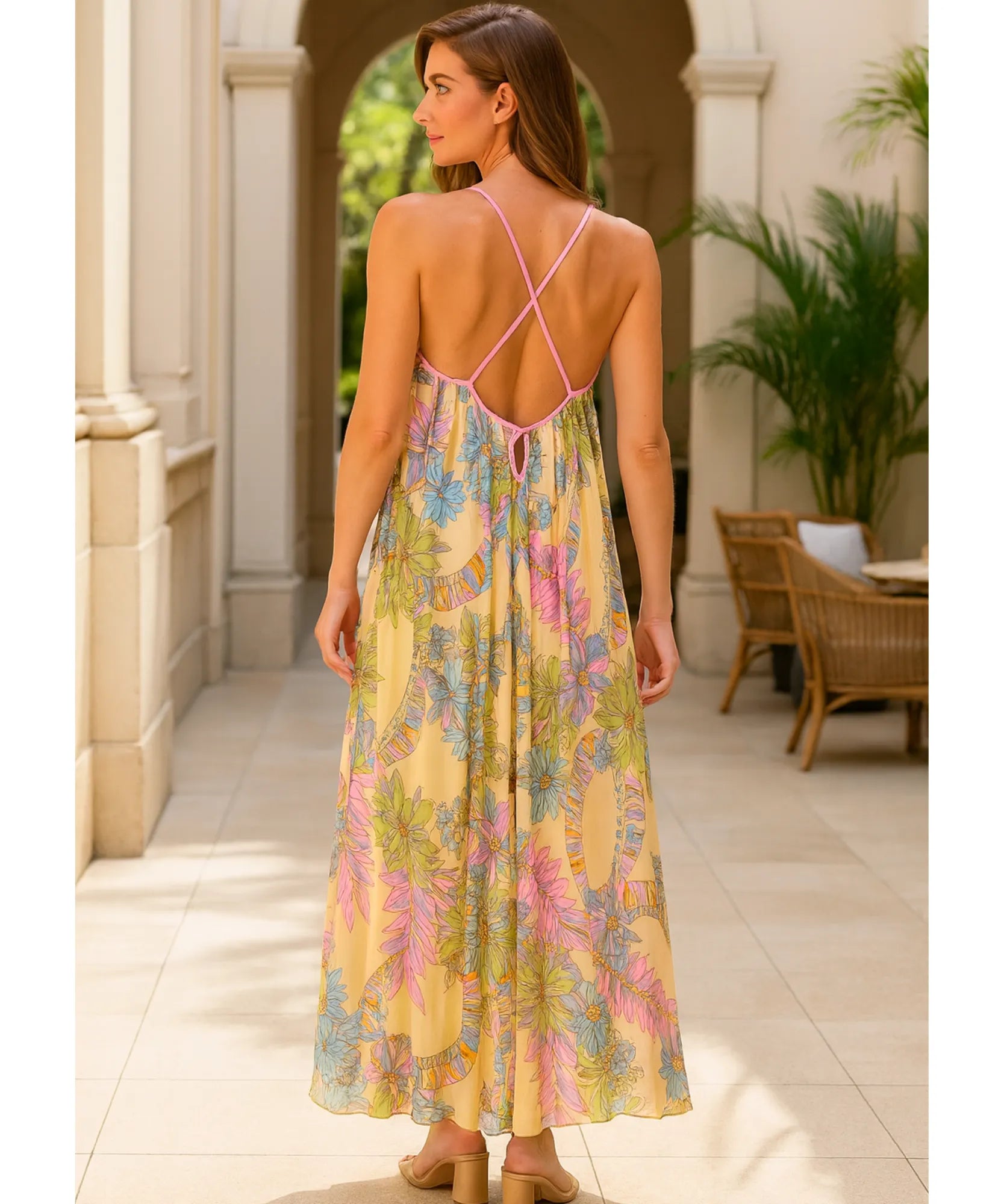 Vestido Longo Feminino Florido Boho Verão Elegante | Bohemian